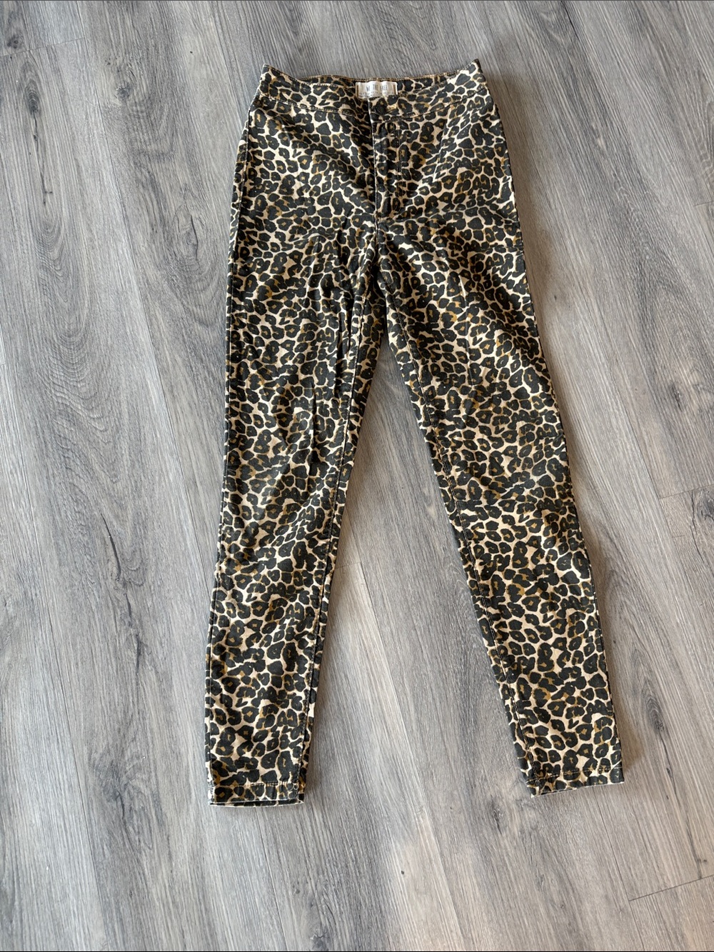 We The Free Leopard Print Kids Leggings - Tan & Black